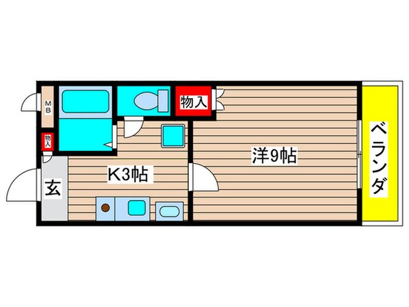 レザンドールⅡの物件間取画像